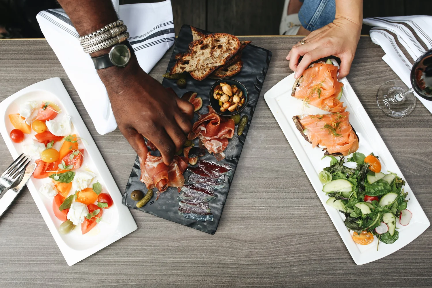Shareable dishes at Versa NYC