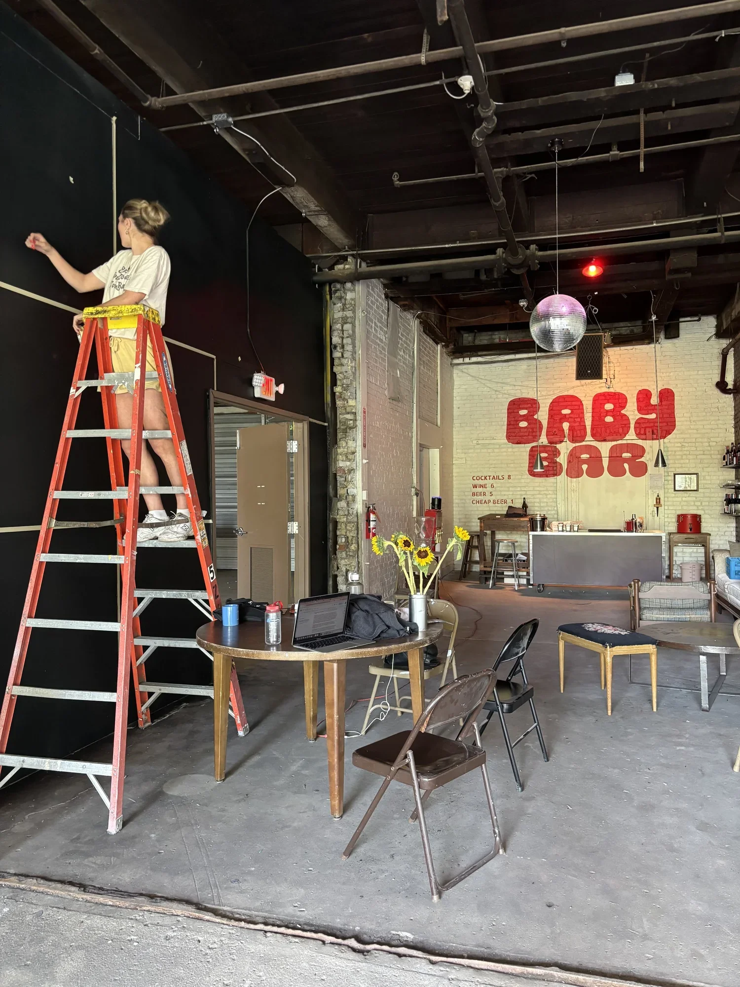 Building out the BABYBAR interior