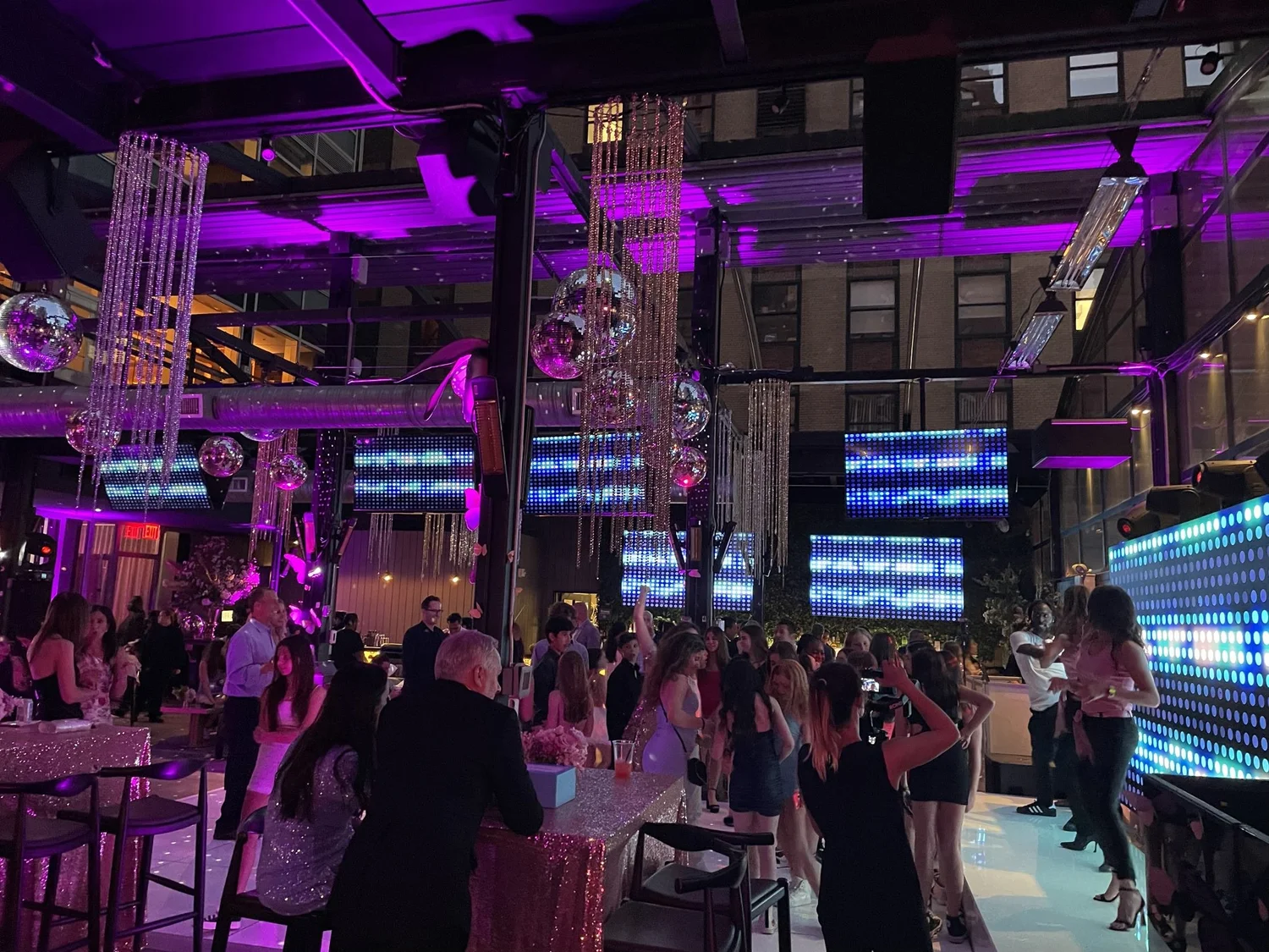 Private event setup at Versa NYC