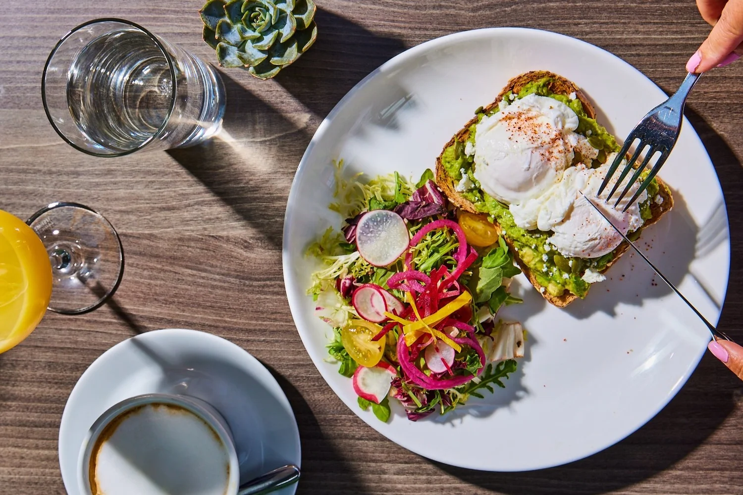 Brunch photographed at Versa NYC