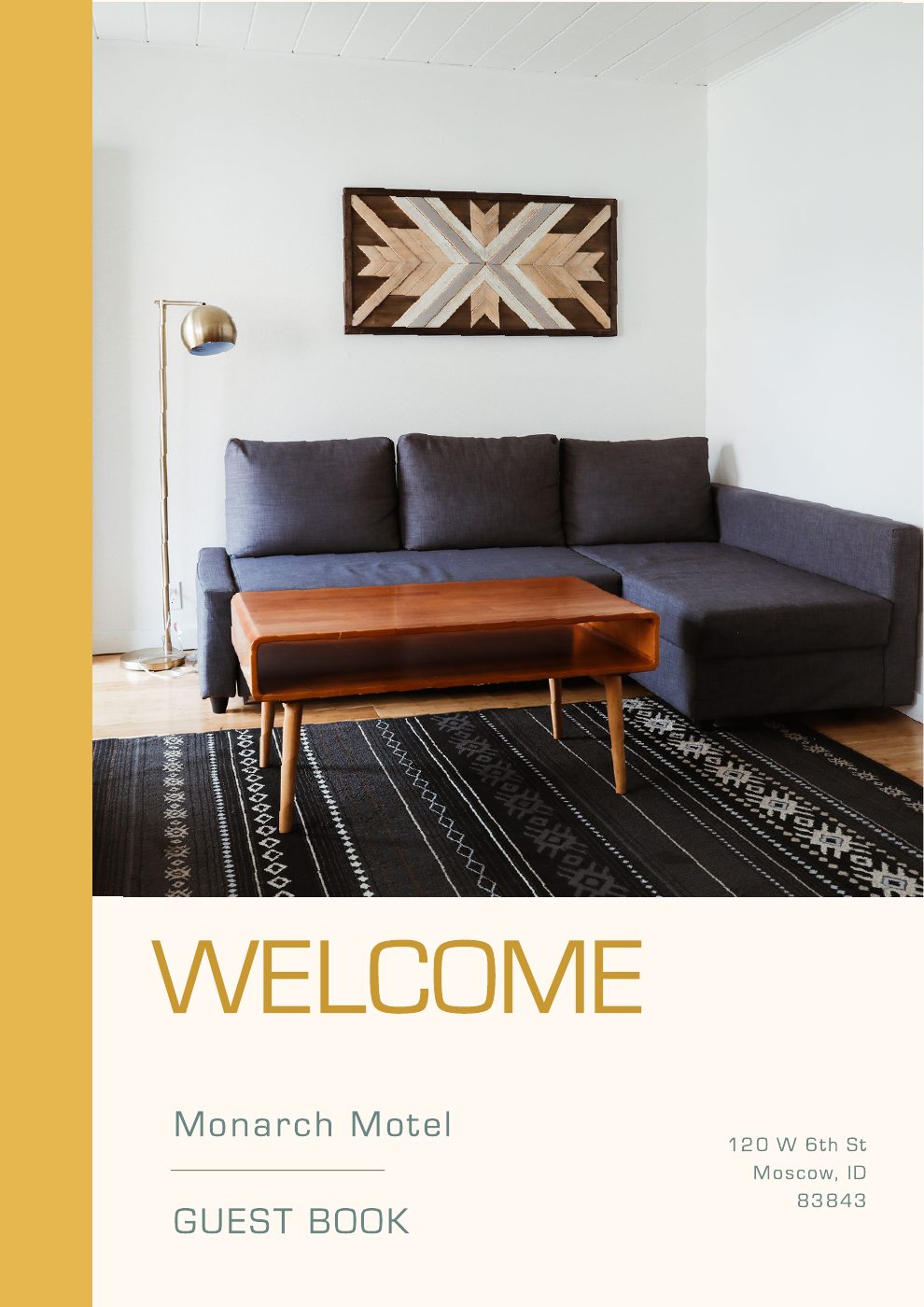Cover of The Monarch Motel welcome book